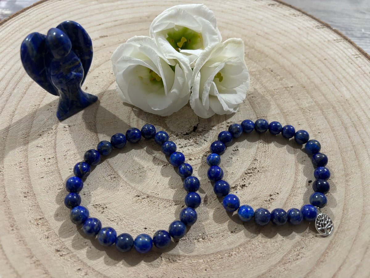 Bracelet Boule Lapis Lazuli 8mm